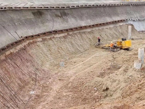 曲阳基坑边坡加固
